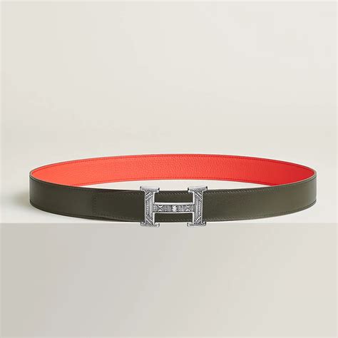 hermes buckle touareg|H Touareg belt buckle & Leather strap 32 mm.